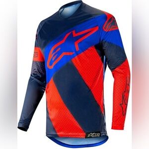 ALPINESTARS RACER TECH ATOMIC MX JERSEY - RED/NAVY